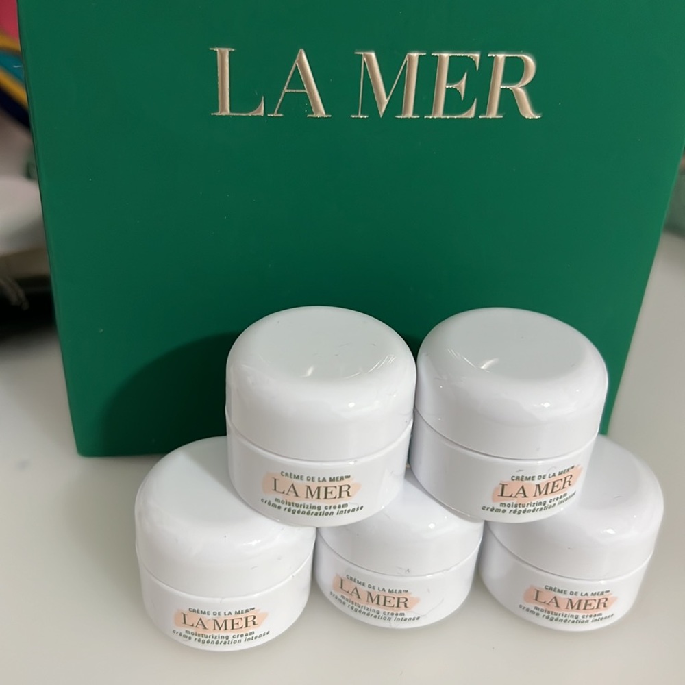 La Mer moisturizing cream 0.12oz x 5; NEW
